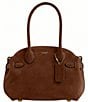 COACH Empire 21 Suede Handle Satchel Bag - Image 1