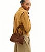 COACH Empire 21 Suede Handle Satchel Bag - Image 2