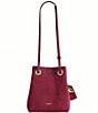 COACH Suede Jade Mini Drawstring Bag - Image 1