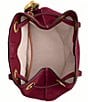 COACH Suede Jade Mini Drawstring Bag - Image 4