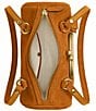 COACH The Coach Originals Kiss Lock 28 Suede Barrel Shoulder Bag - Image 4