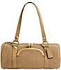 COACH The Coach Originals Suede Kisslock Barrel Bag - Image 1