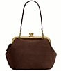COACH Suede Kisslock Frame Bag 27 - Image 3