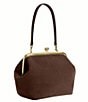 COACH Suede Kisslock Frame Bag 27 - Image 5