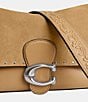 COACH Tabby Soft Suede Rivet Shoulder Bag, Color:Peanut - Image 4