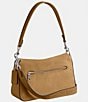 COACH Tabby Soft Suede Rivet Shoulder Bag, Color:Peanut - Image 5