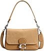 COACH Tabby Soft Suede Rivet Shoulder Bag, Color:Peanut - Image 1