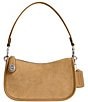 COACH Swinger Suede Shoulder Bag, Color:Peanut - Image 1