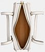 COACH Swing Zip Buckle Detail Satchel Bag, Chalk - Image 3