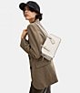 COACH Swing Zip Buckle Detail Satchel Bag, Chalk - Image 5