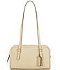 COACH Swing Zip Buckle Detail Satchel Bag, Color:Moon Light - Image 1