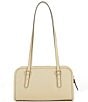 COACH Swing Zip Buckle Detail Satchel Bag, Color:Moon Light - Image 2