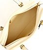 COACH Swing Zip Buckle Detail Satchel Bag, Color:Moon Light - Image 3