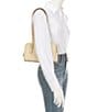 COACH Swing Zip Buckle Detail Satchel Bag, Color:Moon Light - Image 4