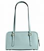 COACH Swing Zip Buckle Detail Satchel Bag, Light - Image 2
