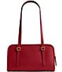 COACH Swing Zip Leather Satchel Bag, Color:Ruby - Image 2