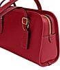 COACH Swing Zip Leather Satchel Bag, Color:Ruby - Image 4