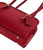 COACH Swing Zip Leather Satchel Bag, Color:Ruby - Image 5