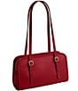 COACH Swing Zip Leather Satchel Bag, Color:Ruby - Image 6