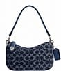 COACH Signature Denim Swinger Shoulder Bag, Color:LH/DEEP BLUE MULTI - Image 1