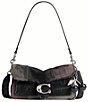 COACH Tabby 26 Patchwork Denim Cherry Charm Shoulder Bag - Image 1