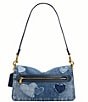 COACH Tabby 26 Repurposed Denim Hearts Shoulder Bag - Image 2