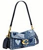 COACH Tabby 26 Repurposed Denim Hearts Shoulder Bag - Image 4
