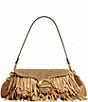COACH Tabby 26 Straw Fringe Shoulder Bag - Image 1