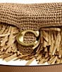 COACH Tabby 26 Straw Fringe Shoulder Bag - Image 6