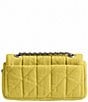 COACH Tabby Denim Quilted Convertible Shoulder Bag, Color:Lime - Image 2