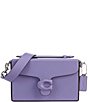 Color:Light Violet - Image 1 - Coach Tabby Glove Tanned Box Top Handle Clutch Bag