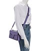 Color:Light Violet - Image 4 - Coach Tabby Glove Tanned Box Top Handle Clutch Bag
