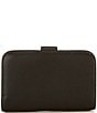 COACH Tabby Leather Silver Hardware Wallet, Color:Leather/Black - Image 2