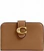 COACH Tabby Leather Wallet, Color:Honey Brown - Image 1