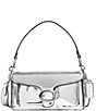 COACH Tabby Signature Metallic Leather Shoulder Bag 20, Color:Silver - Image 1