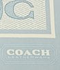 COACH Textured Signature C Printed Silk Square Scarf - Image 6