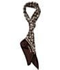 COACH Textured Signature C Printed Woven Silk Square Scarf - Image 2