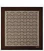 COACH Textured Signature C Printed Woven Silk Square Scarf - Image 3