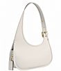 COACH The Coach Originals Cashin Carry Crescent Buckle Detail Shoulder Bag, Color:Chalk - Image 4