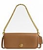 COACH The Coach Originals Dinky 1974 Gold Chain Strap Shoulder Bag, Color:Honey Brown - Image 1