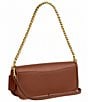 COACH The Coach Originals Dinky 1974 Gold Chain Strap Shoulder Bag, Color:Saddle - Image 4