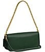 COACH The Coach Originals Dinky 1974 Gold Chain Strap Shoulder Bag, Color:Hunter Green - Image 4