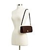 COACH The Coach Originals Dinky 1974 Glovetanned Silver Hardware Bag, Color:Maple - Image 6