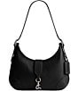 COACH The Coach Originals Hamptons 2005 Glovetanned Silver Hardware Hobo Bag, Color:Black - Image 1