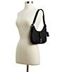 COACH The Coach Originals Hamptons 2005 Glovetanned Silver Hardware Hobo Bag, Color:Black - Image 6