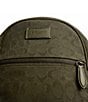 COACH Coach Theo Signature Jacquard Backpack, Color:Olive Drab - Image 5