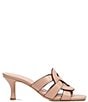 Color:Beechwood - Image 2 - Tillie Leather Slide Dress Sandals