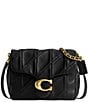 COACH Times Square Tabby 26 Quilted Leather Shoulder Bag, Color:Black - Image 1