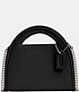 COACH Top Handle Card Case Crossbody Bag, Color:Black - Image 1