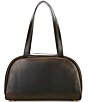 COACH Twin Turnlock Loved Leather Shoulder Bag, Color:Black - Image 2